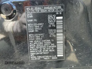 2016 Nissan Rogue SV z VIN KNMAT2MV1GP716047, wystawiony jako Copart lot #51146383 z przebiegiem 108 653 mil mil oraz Szkoda całkowita • Salvage title. Historia ofert i sprzedaży dostępna na DreamBid. Obrazek 13.