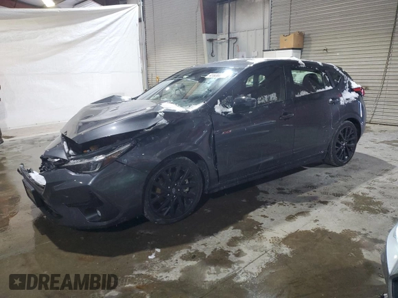 2024 Subaru Impreza RS with VIN JF1GUHHC7R8860434, listed as a Copart auction lot 41838645 with 3,350 mi miles and Salvage Title. Bid and sale history available at carsss.com. Image 1.