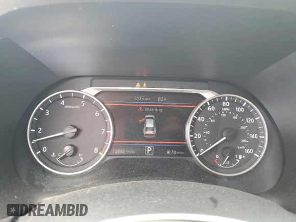 2021 Nissan Sentra SV with VIN 3N1AB8CV9MY304690, listed as a Copart auction lot 54015595 with 70,732 mi miles and Salvage Title. Bid and sale history available at DreamBid. Image 9.