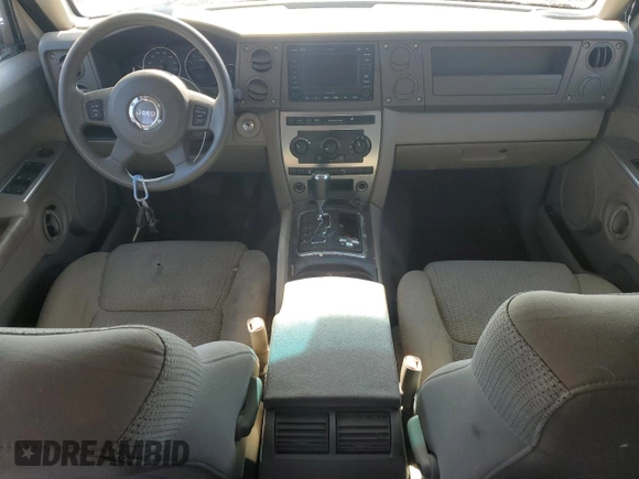 2006 Jeep Commander z VIN 1J8HG48N96C221151, wystawiony jako Copart lot #63063135 z przebiegiem Nie podano mil oraz Czysty tytuł • Clean title. Historia ofert i sprzedaży dostępna na DreamBid. Obrazek 8.