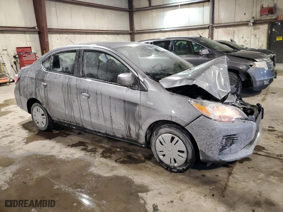 2021 Mitsubishi Mirage G4 ES with VIN ML32FUFJ4MHF00867, listed as a Copart auction lot 45344045 with 18,317 mi miles and Salvage Title. Bid and sale history available at carsss.com. Image 4.