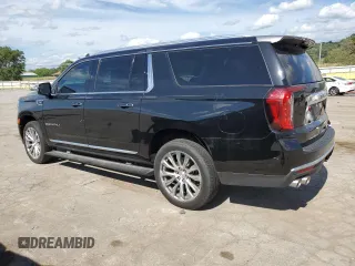 2022 GMC Yukon XL Denali with VIN 1GKS2JKLXNR233911, listed as a Copart auction lot 62134164 with 56,308 mi miles and Clean Title. Bid and sale history available at carsss.com. Image 2.