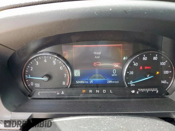 2022 Ford Explorer ST-Line with VIN 1FMSK7KH0NGB06232, listed as a Copart auction lot 55679435 with 52,499 mi miles and Salvage title. Bid and sale history available at DreamBid. Image 9.