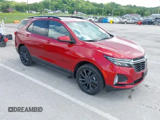 2022 Chevrolet Equinox RS with VIN 3GNAXWEV9NS181906, listed as a IAAI auction lot 42257280 with 44,492 mi miles and . Bid and sale history available at DreamBid. Image 1.