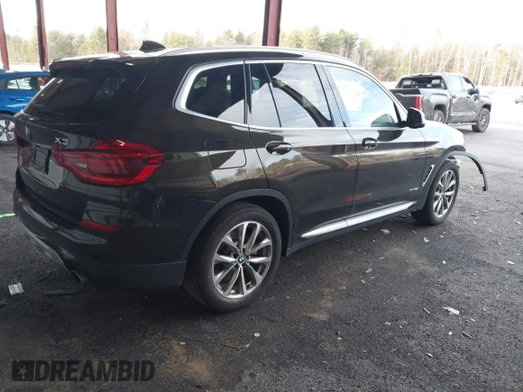 2018 BMW X3 xDrive30i with VIN 5UXTR9C53JLD64672, listed as a IAAI auction lot 41195339 with 107,163 mi miles and . Bid and sale history available at DreamBid. Image 4.