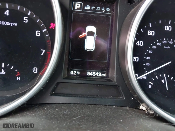 2017 Hyundai Santa Fe Limited Ultimate with VIN KM8SRDHF4HU214472, listed as a IAAI auction lot 41149762 with 54,549 mi miles. Bid and sale history available at carsss.com. Image 15.