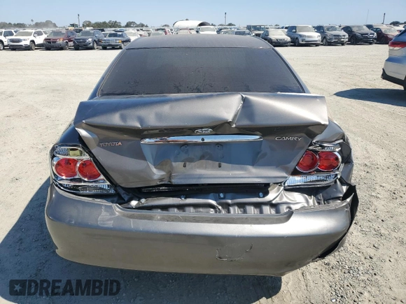 2005 Toyota Camry STD with VIN JTDBE32KX53029392, listed as a Copart auction lot 65439115 with 77,464 mi miles and Salvage title. Bid and sale history available at DreamBid. Image 6.