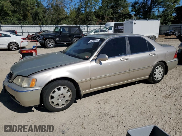 2003 Acura RL w/Navigation System with VIN JH4KA96673C001864, listed as a Copart auction lot 75815044 with 0 mi miles and Clean Title. Bid and sale history available at carsss.com. Image 1.