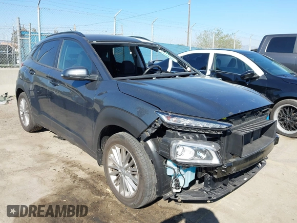 2021 Hyundai Kona SEL with VIN KM8K22AA3MU670951, listed as a IAAI auction lot 41840169 with Not Provided miles and . Bid and sale history available at carsss.com. Image 1.
