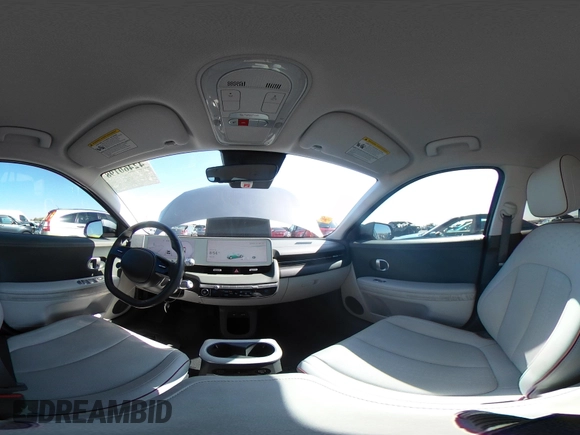 2022 Hyundai Ioniq 5 SEL with VIN KM8KN4AE5NU057365, listed as a IAAI auction lot 42460198 with 36,376 mi miles and . Bid and sale history available at DreamBid. Image 20.