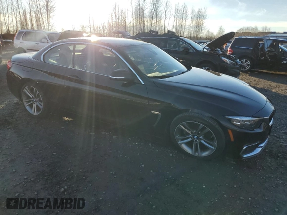 2018 BMW 4 Series 430i xDrive with VIN WBA4Z3C50JEC56661, listed as a Copart auction lot 87767045 with 38,710 mi miles and Salvage Title. Bid and sale history available at DreamBid. Image 4.
