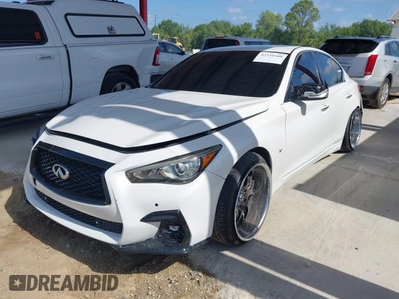 2014 Infiniti Q50 Premium with VIN JN1BV7AP4EM672032, listed as a IAAI auction lot 42339388 with 203,841 mi miles and . Bid and sale history available at DreamBid. Image 2.