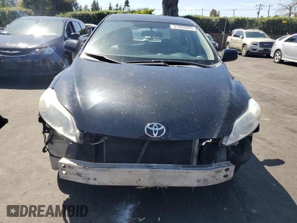 2009 Toyota Matrix with VIN 2T1KU40E89C044203, listed as a Copart auction lot 51802845 with 128,260 mi miles and Salvage Title. Bid and sale history available at carsss.com. Image 5.