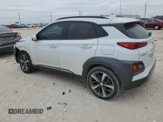 2019 Hyundai Kona Limited with VIN KM8K33A53KU388733, listed as a Copart auction lot 42572875 with 69,301 mi miles and Salvage Title. Bid and sale history available at carsss.com. Image 2.