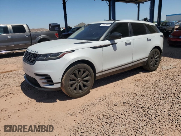 2018 Land Rover Range Rover Velar R-Dynamic SE z VIN SALYL2RV5JA772504, wystawiony jako Copart lot #62887885 z przebiegiem 168 733 mil mil oraz Szkoda całkowita • Salvage title. Historia ofert i sprzedaży dostępna na DreamBid. Obrazek 1.
