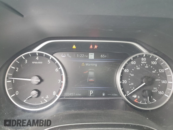 2021 Nissan Maxima SV with VIN 1N4AA6CV0MC504375, listed as a Copart auction lot 59573315 with 103,451 mi miles and Salvage title. Bid and sale history available at DreamBid. Image 9.
