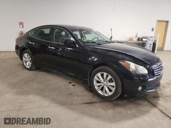 2011 Infiniti M37 with VIN JN1BY1AR0BM371825, listed as a Copart auction lot 67043843 with 0 mi miles and Salvage Title. Bid and sale history available at carsss.com. Image 4.