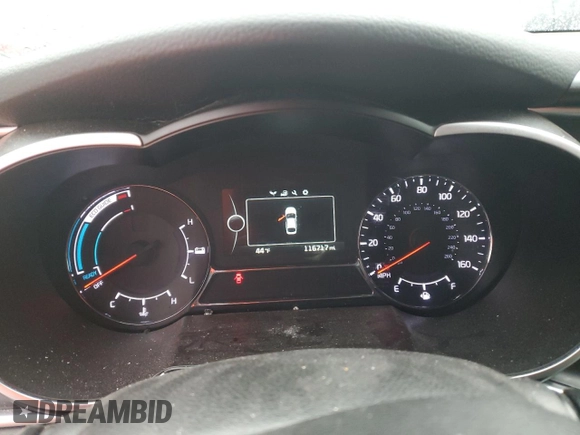 2015 Kia Optima Hybrid with VIN KNAGM4ADXF5078712, listed as a Copart auction lot 44864635 with 116,717 mi miles and Salvage Title. Bid and sale history available at carsss.com. Image 9.