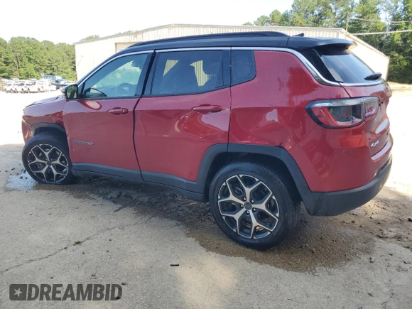 2025 Jeep Compass Limited with VIN 3C4NJDCN8ST560954, listed as a Copart auction lot 63038015 with 8,696 mi miles and Clean title. Bid and sale history available at DreamBid. Image 2.