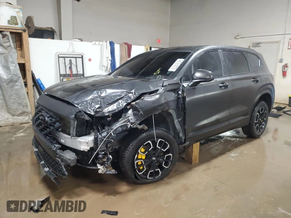2022 Hyundai Santa Fe SE z VIN 5NMS14AJ5NH408912, wystawiony jako Copart lot #48761875 z przebiegiem 77 341 mil mil oraz Szkoda całkowita • Salvage title. Historia ofert i sprzedaży dostępna na DreamBid. Obrazek 1.
