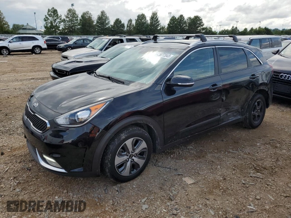 2019 Kia Niro EX with VIN KNDCC3LC5K5221157, listed as a Copart auction lot 63677343 with 128,393 mi miles and Salvage Title. Bid and sale history available at carsss.com. Image 1.