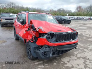 2018 Jeep Renegade Sport with VIN ZACCJBAB9JPH44312, listed as a IAAI auction lot 42076661 with 75,146 mi miles and . Bid and sale history available at DreamBid. Image 1.