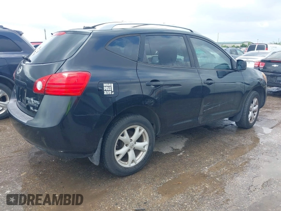 2009 Nissan Rogue S with VIN JN8AS58VX9W164141, listed as a IAAI auction lot 42178408 with 154,309 mi miles. Bid and sale history available at carsss.com. Image 4.