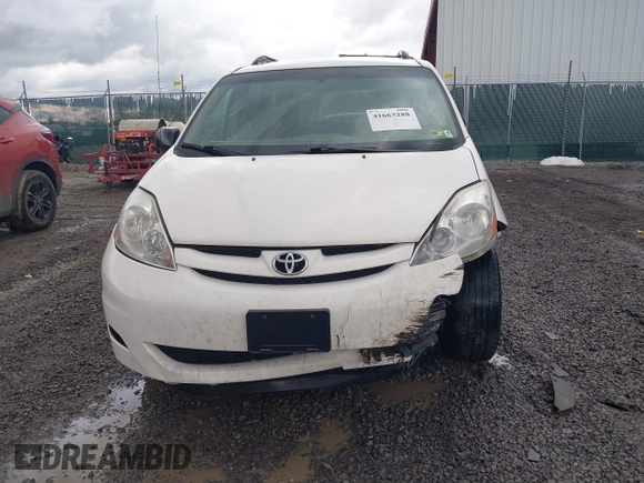 2006 Toyota Sienna LE with VIN 5TDBA23C56S057744, listed as a IAAI auction lot 41663288 with 158,299 mi miles and . Bid and sale history available at DreamBid. Image 13.