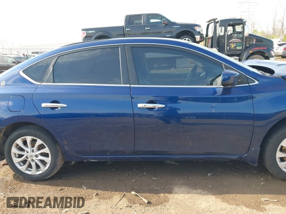 2018 Nissan Sentra SV with VIN 3N1AB7AP7JL643987, listed as a IAAI auction lot 42070616 with 199,273 mi miles. Bid and sale history available at carsss.com. Image 14.