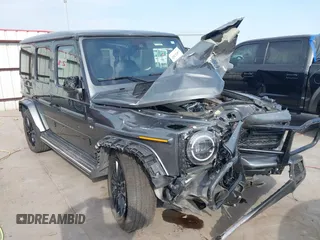 2021 Mercedes-Benz G 550 with VIN W1NYC6BJXMX382983, listed as a IAAI auction lot 42032687 with 22,835 mi miles and . Bid and sale history available at DreamBid. Image 1.