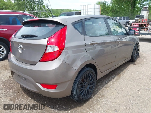 2012 Hyundai Accent SE with VIN KMHCU5AE1CU006231, listed as a IAAI auction lot 42263193 with 104,845 mi miles and . Bid and sale history available at DreamBid. Image 4.