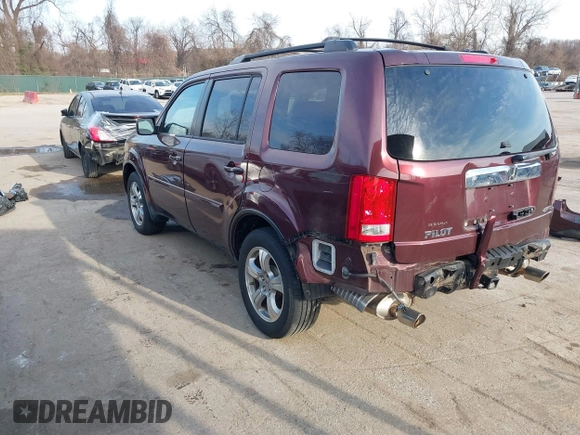 2013 Honda Pilot EX-L with VIN 5FNYF4H50DB074678, listed as a IAAI auction lot 41836964 with 107,865 mi miles. Bid and sale history available at carsss.com. Image 3.