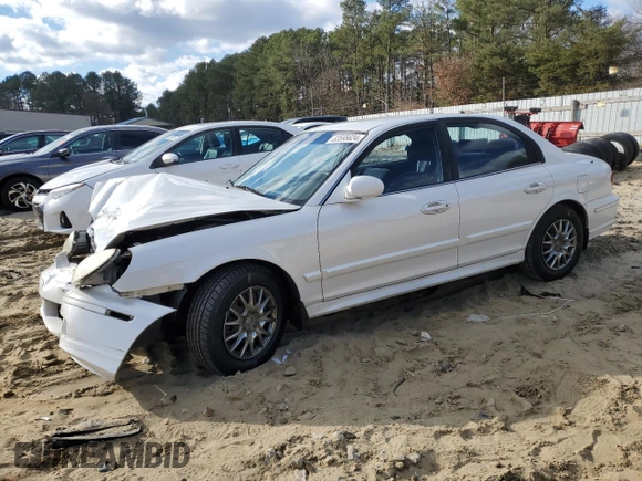 2004 Hyundai Sonata with VIN KMHWF25SX4A041939, listed as a Copart auction lot 83595624 with 143,228 mi miles and Salvage Title. Bid and sale history available at carsss.com. Image 1.