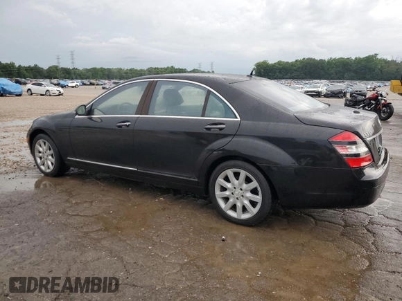 2007 Mercedes-Benz S 550 z VIN WDDNG71X77A044500, wystawiony jako Copart lot #61194905 z przebiegiem 114 982 mil mil oraz Szkoda całkowita • Salvage title. Historia ofert i sprzedaży dostępna na DreamBid. Obrazek 2.