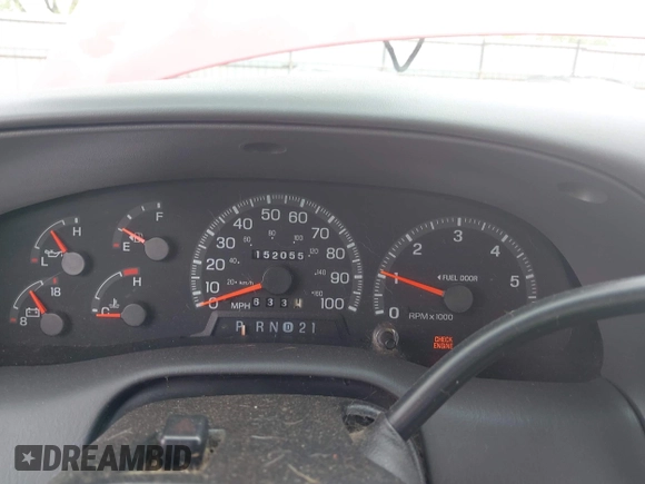 1998 Ford F-150 with VIN 2FTZF1761WCA48372, listed as a IAAI auction lot 42124152 with 152,055 mi miles and . Bid and sale history available at DreamBid. Image 7.