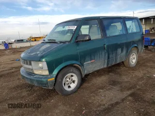 1999 Chevrolet Astro with VIN 1GNEL19W8XB101139, listed as a Copart auction lot 45427415 with 140,850 mi miles and Salvage Title. Bid and sale history available at carsss.com. Image 1.