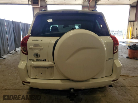2008 Toyota RAV4 Sport with VIN JTMBK32V086037328, listed as a Copart auction lot 50612875 with 131,383 mi miles and Salvage Title. Bid and sale history available at carsss.com. Image 6.