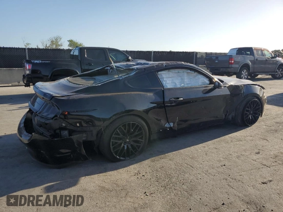 2021 Ford Mustang GT with VIN 1FA6P8CF4M5140085, listed as a Copart auction lot 55108505 with 48,670 mi miles and Non repairable. Bid and sale history available at DreamBid. Image 3.