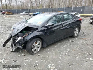 2013 Hyundai Elantra GLS with VIN 5NPDH4AE1DH444315, listed as a Copart auction lot 48152015 with 84,649 mi miles and Salvage Title. Bid and sale history available at carsss.com. Image 1.