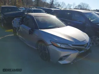 2019 Toyota Camry XSE with VIN 4T1B61HK6KU221824, listed as a IAAI auction lot 41289674 with 118,827 mi miles. Bid and sale history available at carsss.com. Image 1.
