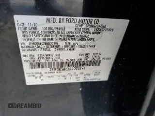 2011 Ford Flex SE with VIN 2FMGK5BC2BBD23296, listed as a Copart auction lot 89186235 with 322,866 mi miles and Salvage Title. Bid and sale history available at carsss.com. Image 13.