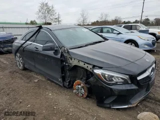 2019 Mercedes-Benz CLA with VIN WDDSJ4EB7KN773857, listed as a Copart auction lot 42516245 with 53,124 mi miles and Salvage Title. Bid and sale history available at carsss.com. Image 4.