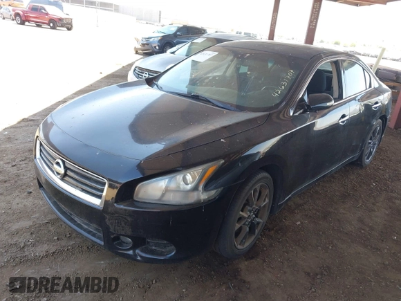 2012 Nissan Maxima S with VIN 1N4AA5AP7CC870086, listed as a IAAI auction lot 42631707 with 168,420 mi miles and . Bid and sale history available at DreamBid. Image 2.