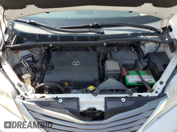 2011 Toyota Sienna XLE with VIN 5TDDK3DC4BS004280, listed as a Copart auction lot 59297345 with 173,890 mi miles and Salvage title. Bid and sale history available at DreamBid. Image 12.