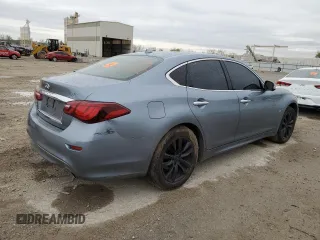 2018 Infiniti Q70 Luxe with VIN JN1BY1AR1JM220894, listed as a Copart auction lot 51790295 with Not provided miles and Salvage title. Bid and sale history available at DreamBid. Image 3.