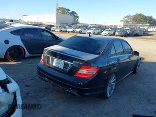 2011 Mercedes-Benz C 63 AMG with VIN WDDGF7HB4BF528125, listed as a IAAI auction lot 41416105 with 99,902 mi miles and . Bid and sale history available at carsss.com. Image 4.