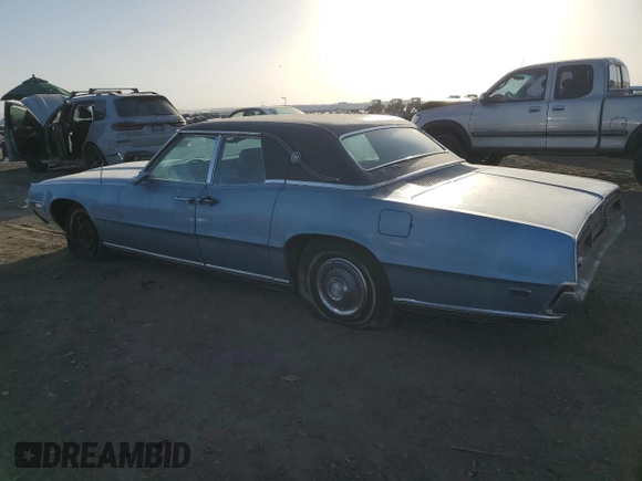 1969 Ford Thunderbird with VIN 9Y87N109391, listed as a Copart auction lot 76950694 with 4,603 mi miles and Clean Title. Bid and sale history available at DreamBid. Image 2.