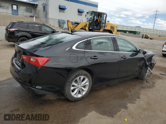 2025 Chevrolet Malibu LT with VIN 1G1ZD5ST5SF133281, listed as a Copart auction lot 55602625 with 13,706 mi miles and Clean Title. Bid and sale history available at DreamBid. Image 3.