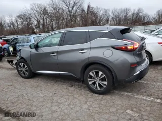 2021 Nissan Murano S with VIN 5N1AZ2AS9MC137640, listed as a Copart auction lot 38005244 with 25,705 mi miles and Salvage Title. Bid and sale history available at carsss.com. Image 2.