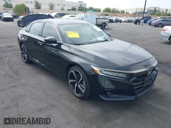 2021 Honda Accord Sport z VIN 1HGCV2F34MA002041, wystawiony jako IAAI lot #42575056 z przebiegiem 78 804 mil mil oraz . Historia ofert i sprzedaży dostępna na DreamBid. Obrazek 1.